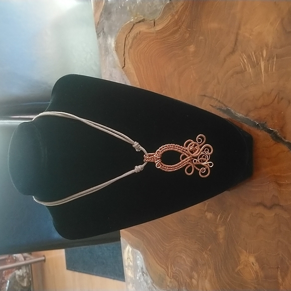 Copper Steampunk Octopus Necklace - Picture 4 of 4